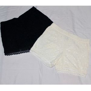 H&M Lace Short 2 for 1 Bundle